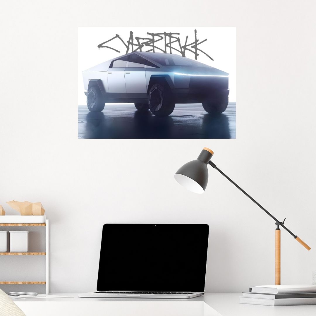 Cybertruck | Tesla Poster | Car Poster