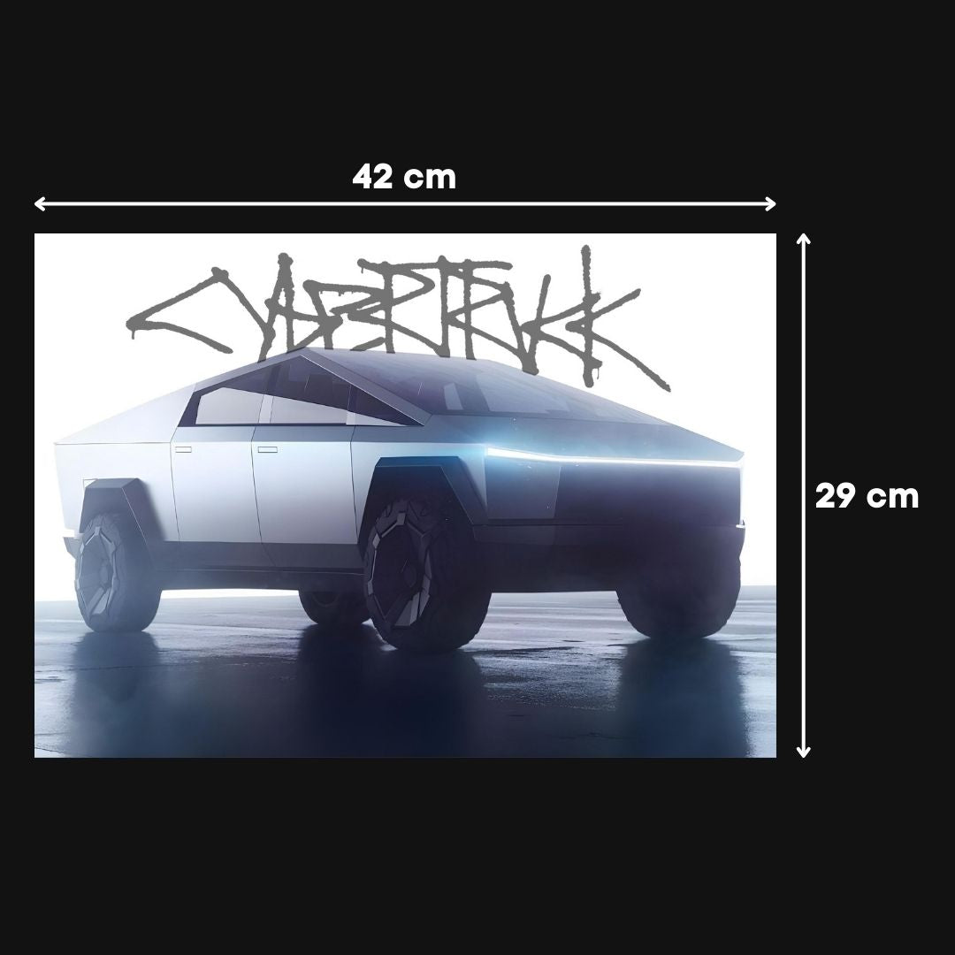 Cybertruck | Tesla Poster | Car Poster
