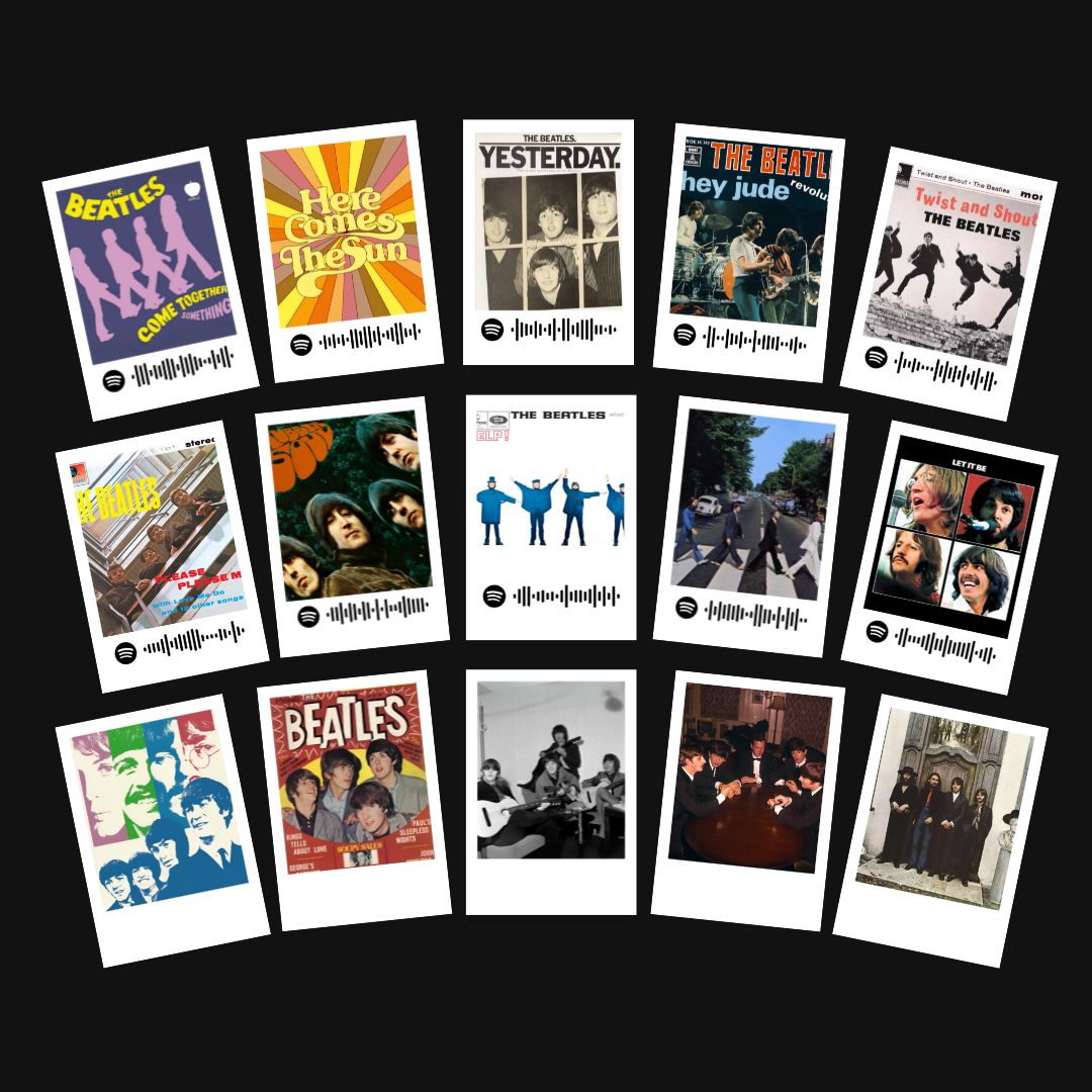 The Beatles Polaroids | Set of 15 | Spotify