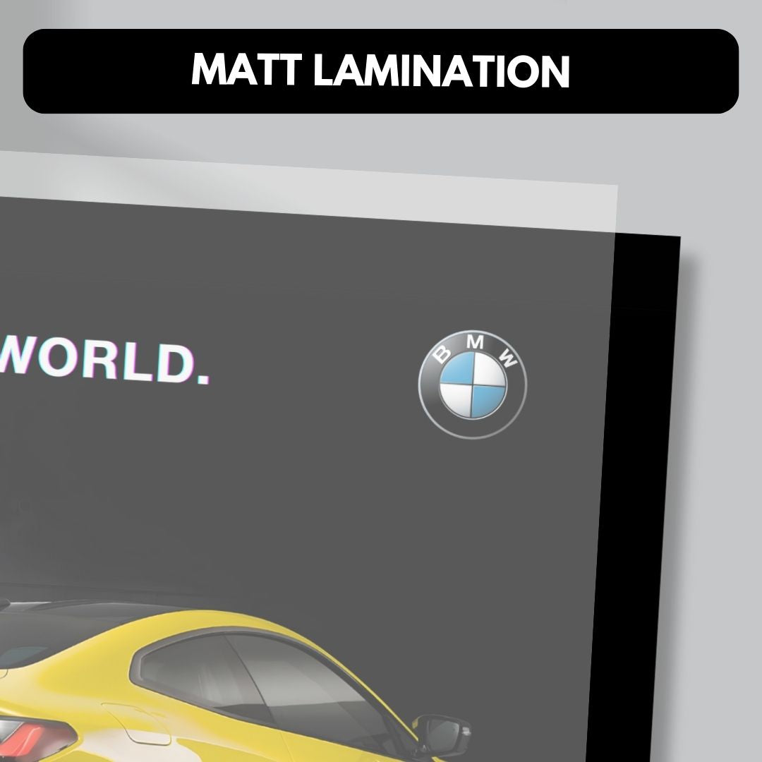 BMW M3 and M4 Split Design Poster | 3 x A3 Poster