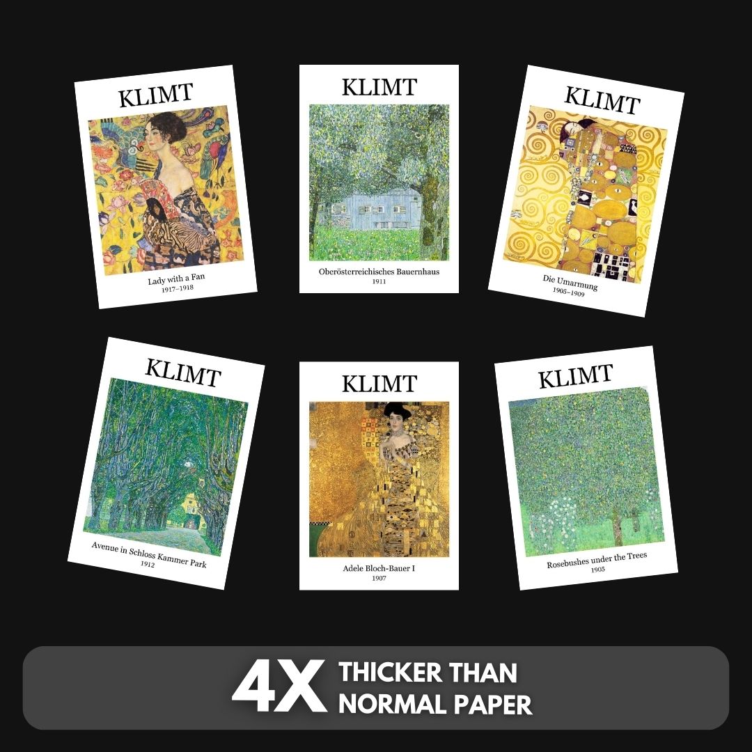 Klimt Paintings Polaroids | Set of 15