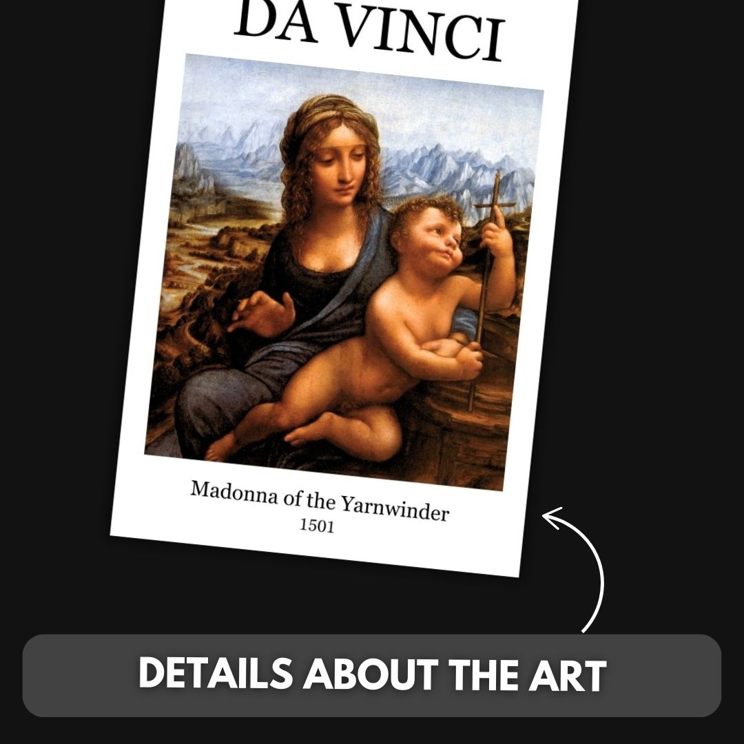Da Vinci Paintings Polaroids | Set of 15
