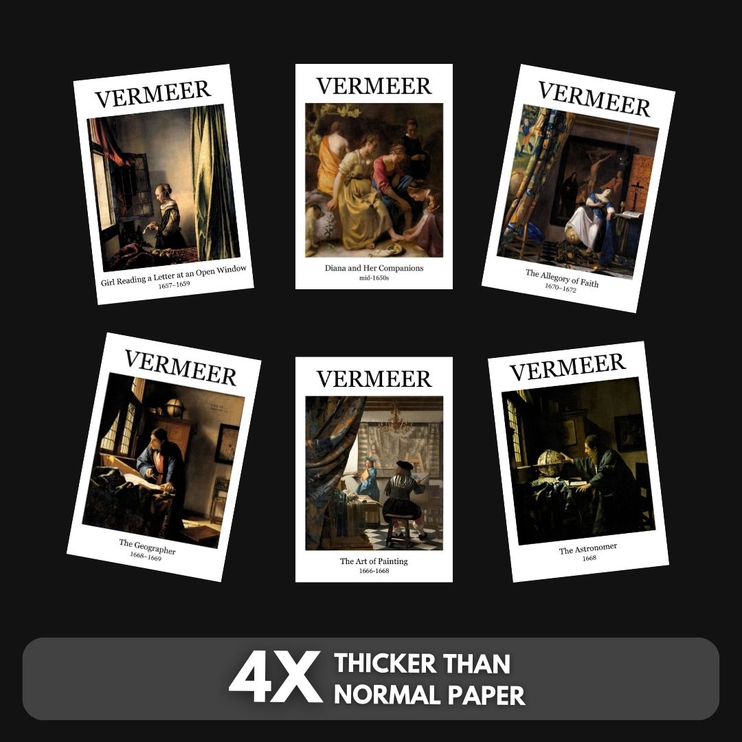 Vermeer Paintings Polaroids | Set of 15