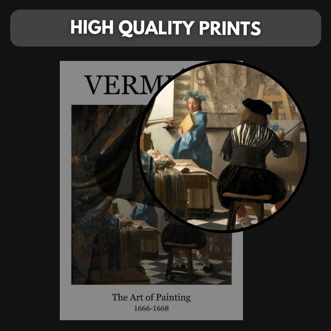 Vermeer Paintings Polaroids | Set of 15
