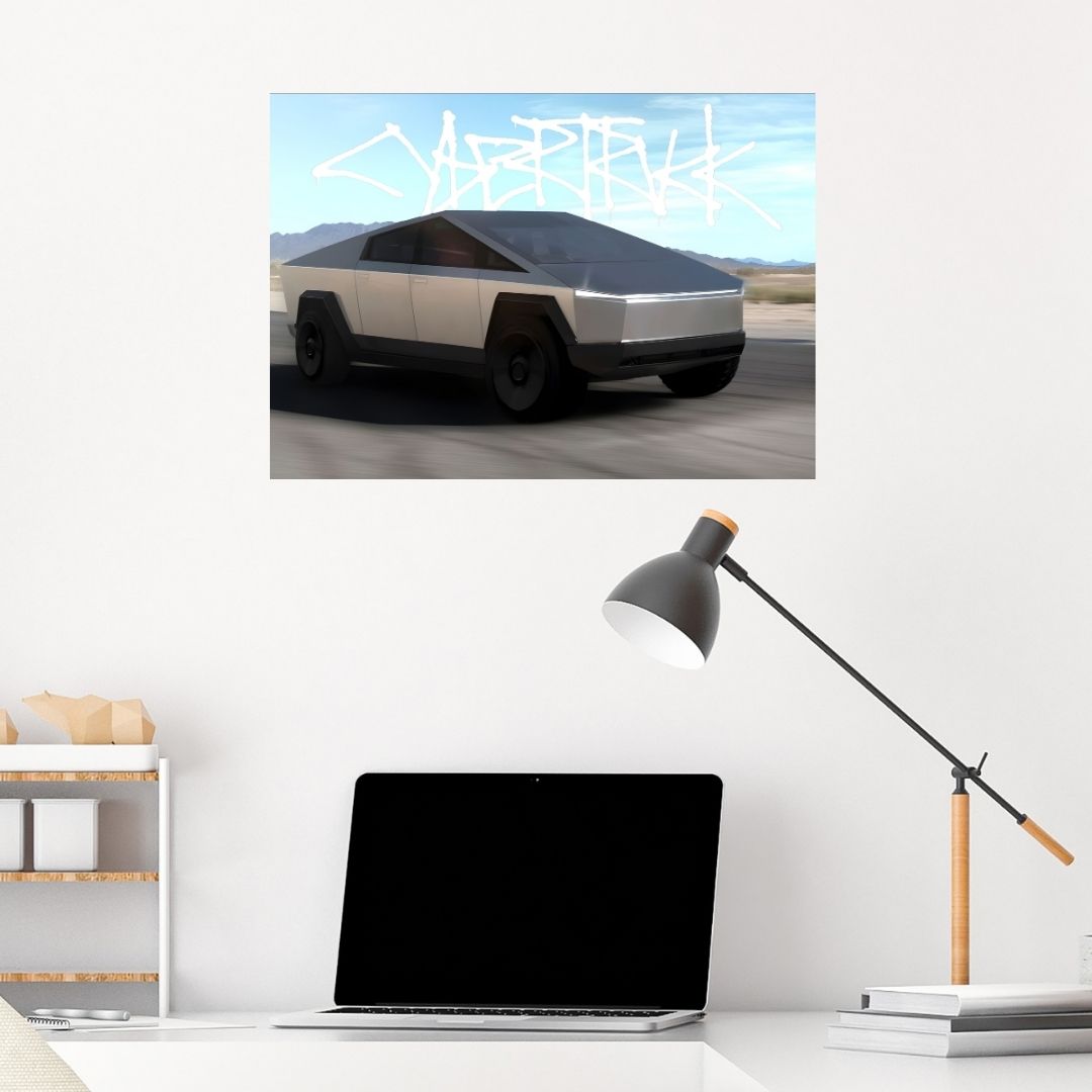 Cybertruck | Tesla Poster | Car Poster