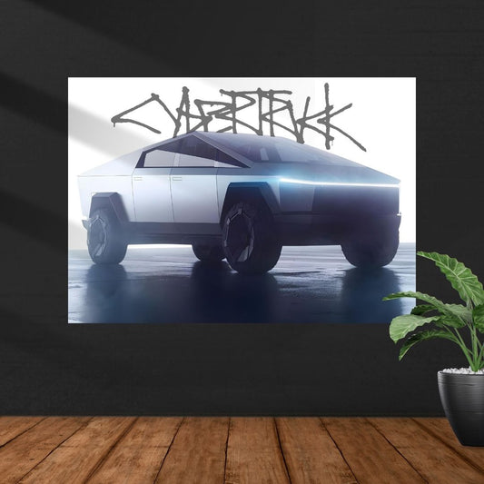 Cybertruck | Tesla Poster | Car Poster