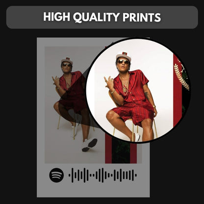 Bruno Mars Polaroids | Set of 15 | Spotify