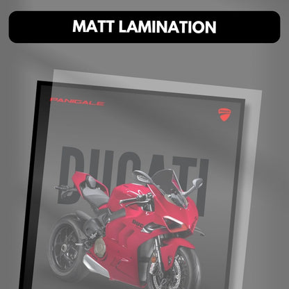 Ducati Panigale V4 1200 Poster | Dark Minimalist