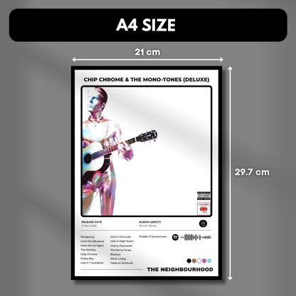 Neighbourhood Band A4 Posters (Set of 6) Light Minimalist
