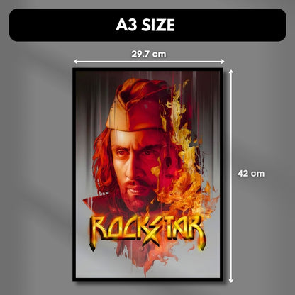 Rockstar Movie Poster | A3 Size