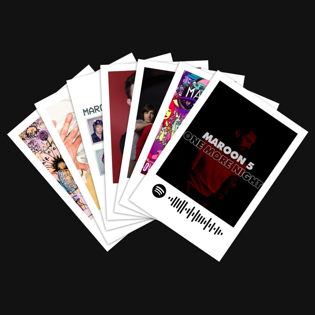 Maroon 5 Polaroids | Set of 15 | Spotify