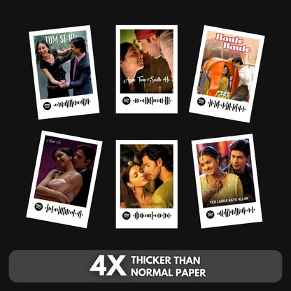 Romantic Bollywood Songs Polaroids | Set of 15 | Spotify