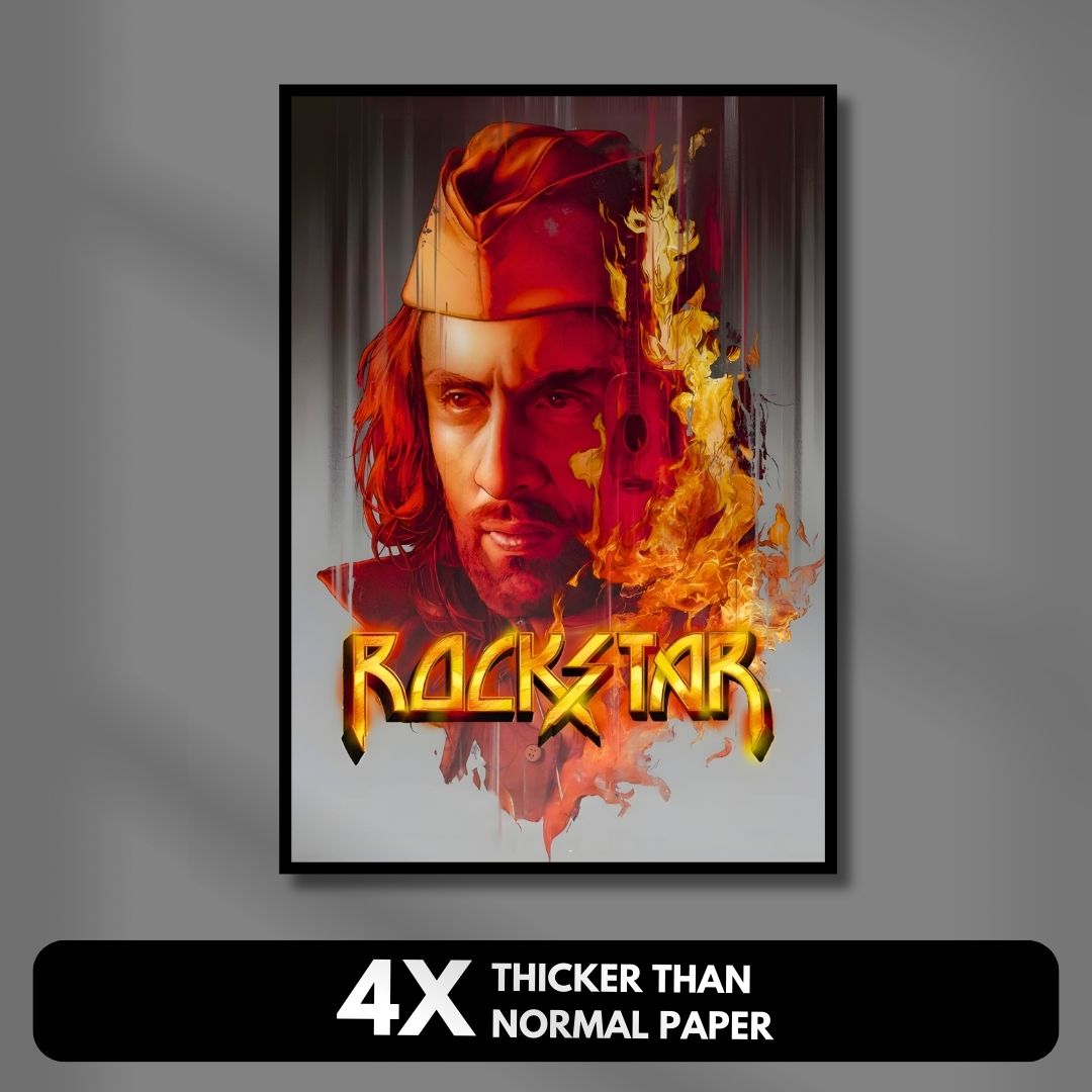 Rockstar Movie Poster | A3 Size