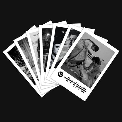 Old Bollywood Romantic Songs Polaroids | Set of 15 | Spotify