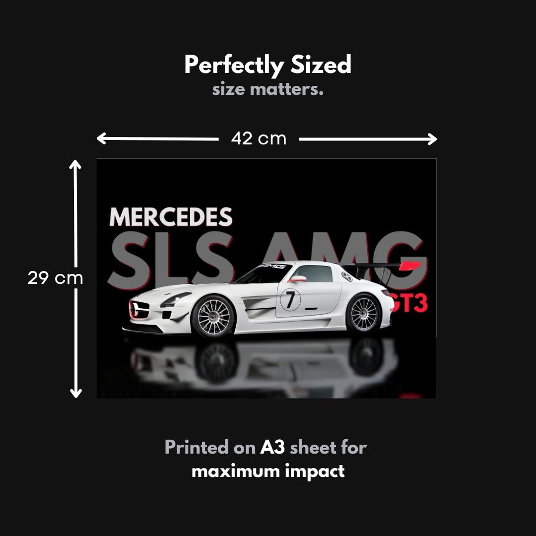 Mercedes SLS AMG GT3 Poster