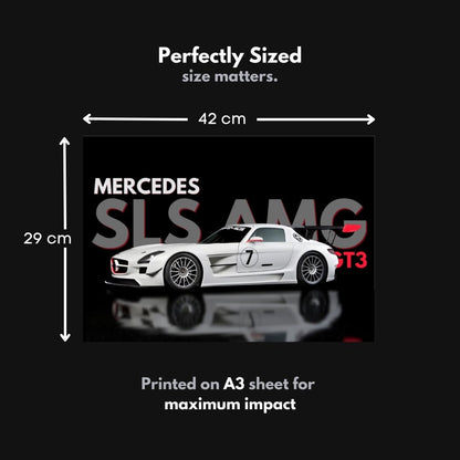 Mercedes SLS AMG GT3 Poster