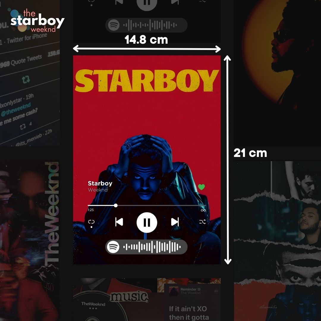 The Starboy Weeknd Vibin' Collage