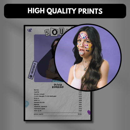 Olivia Rodrigo Sour A3 Poster