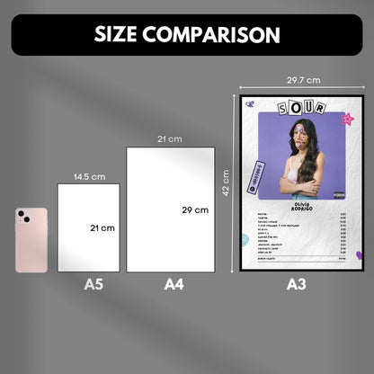 Olivia Rodrigo Sour A3 Poster