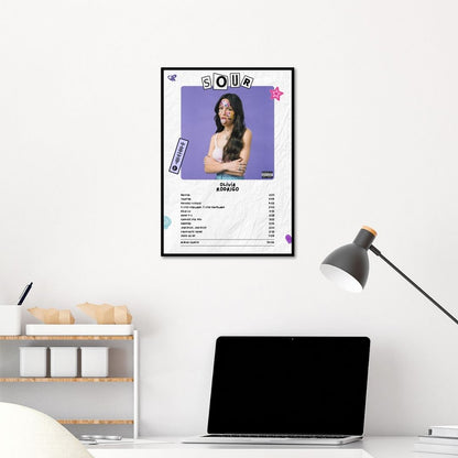 Olivia Rodrigo Sour A3 Poster