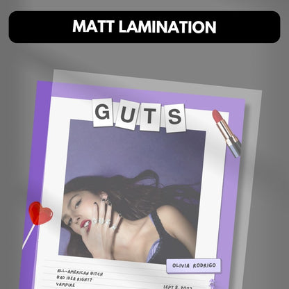 Olivia Rodrigo Guts A3 Poster