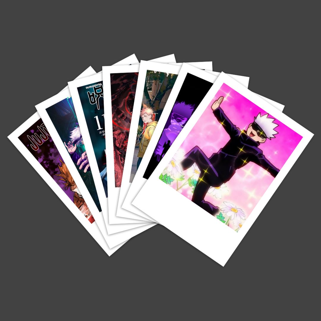 Jujutsu Kaisen Polaroids | Set of 15 | JJK Anime