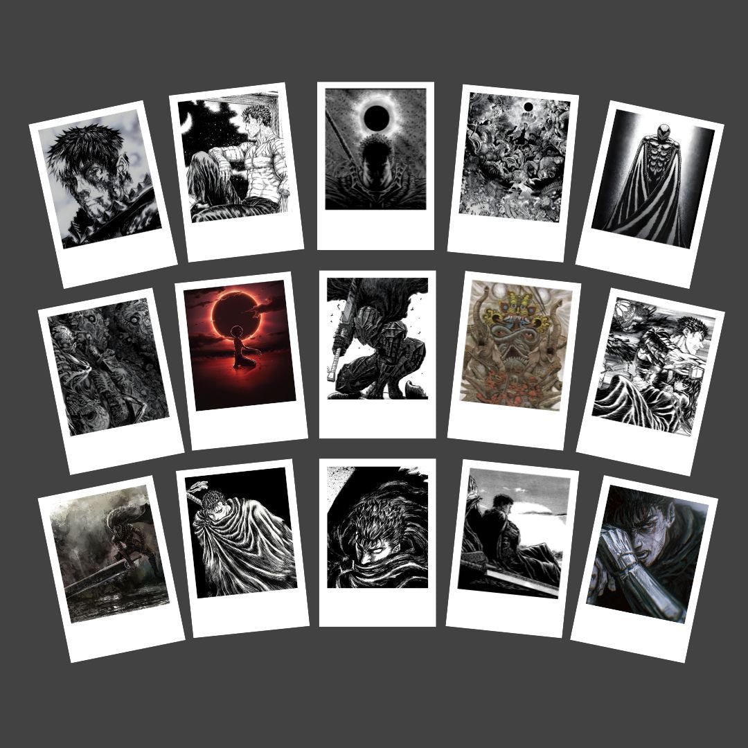 Berserk Polaroids | Set of 15 | Anime