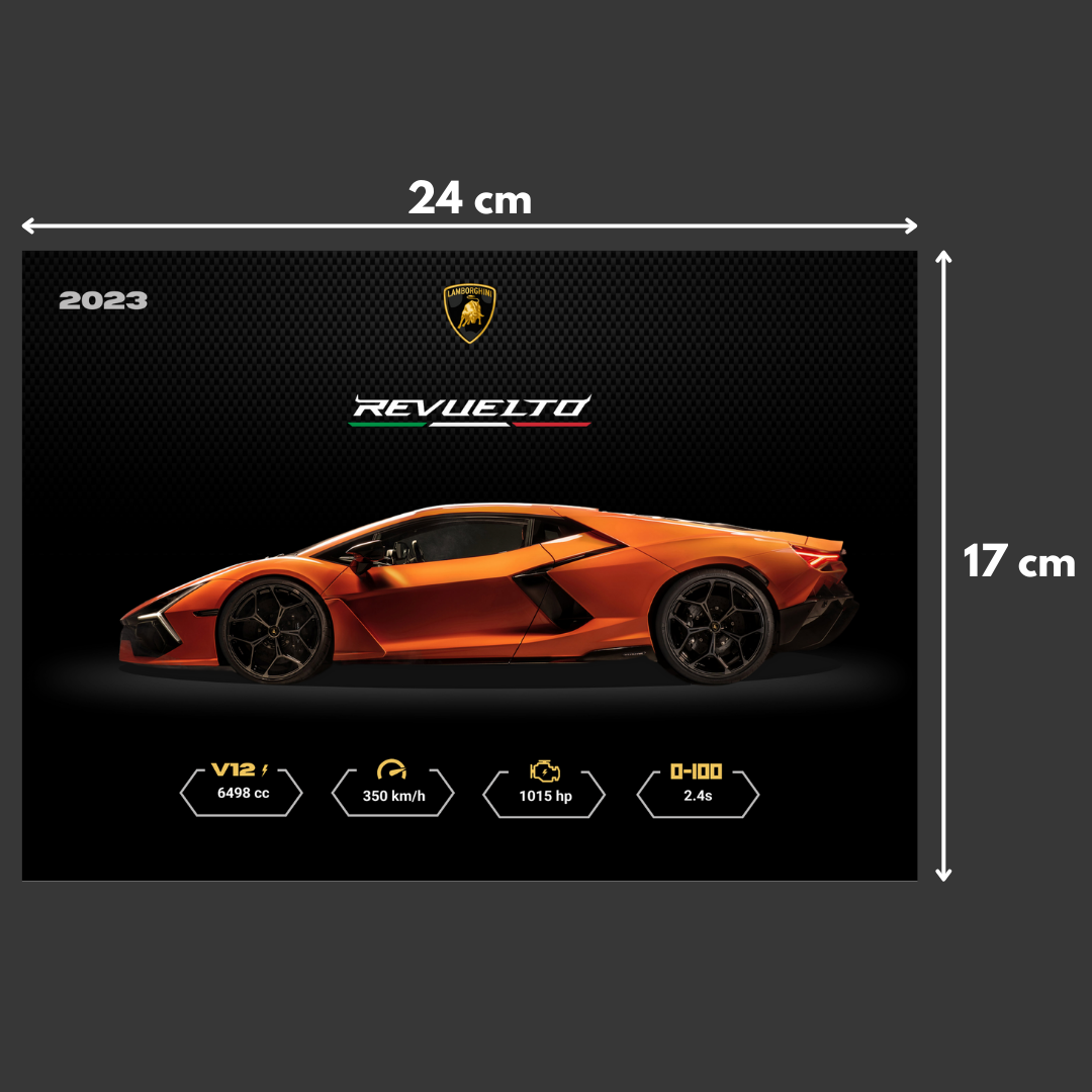 Lamborghini V12 Poster Set | Set of 11 Posters