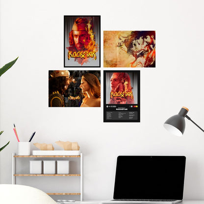 Rockstar Movie Posters | A4 Size (Set of 4)