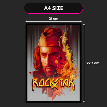 Rockstar Movie Posters | A4 Size (Set of 4)