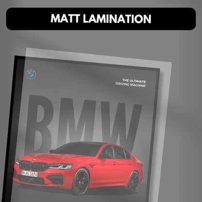 BMW M5 Minimalist Poster