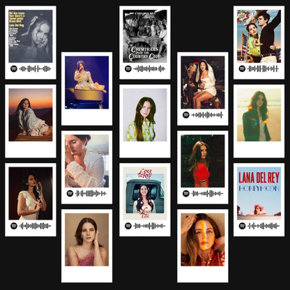 Lana Del Ray Polaroids | Set of 15 | Spotify Polaroids