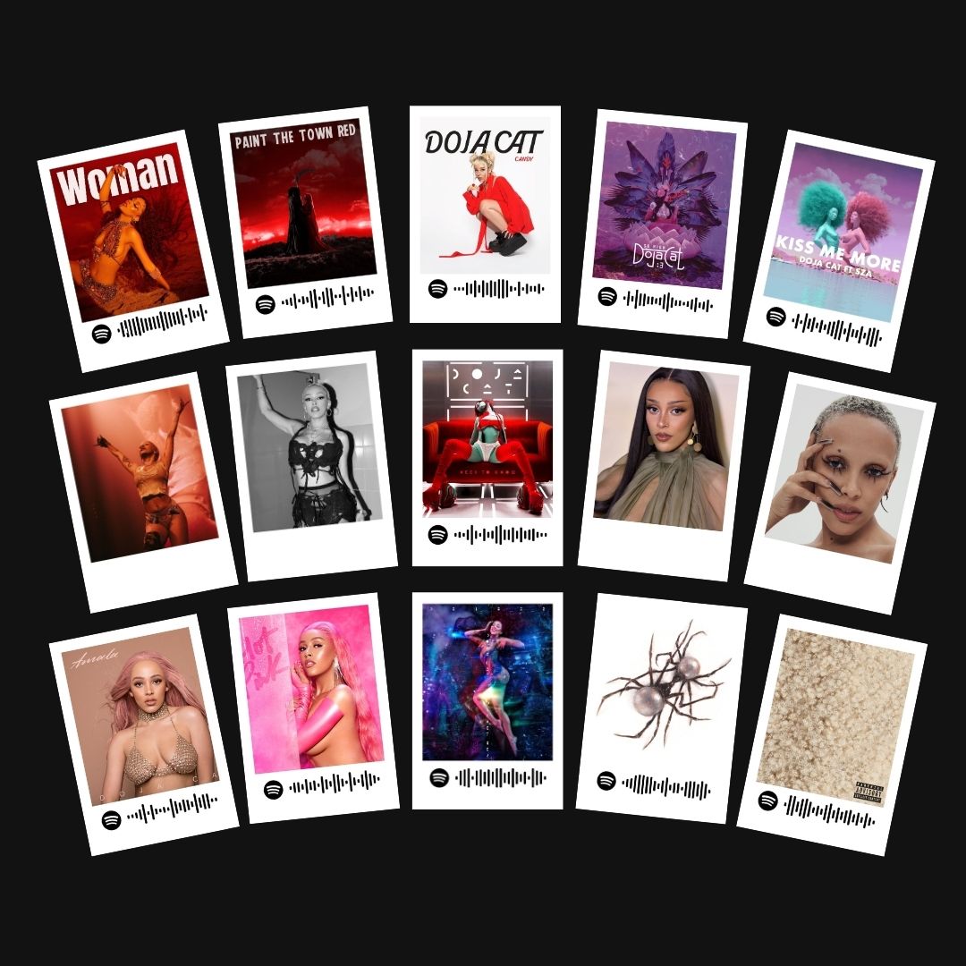 Doja Cat Polaroids | Set of 15 | Spotify