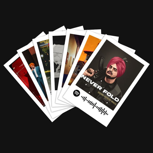 Sidhu Moose Wala Polaroids | Set of 15 | Spotify