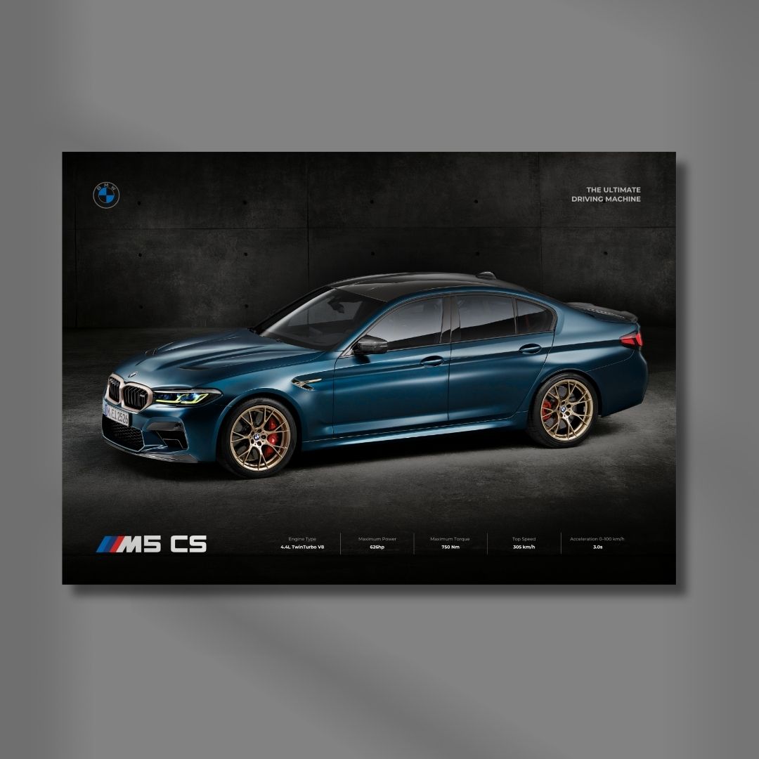 BMW M5 CS Poster