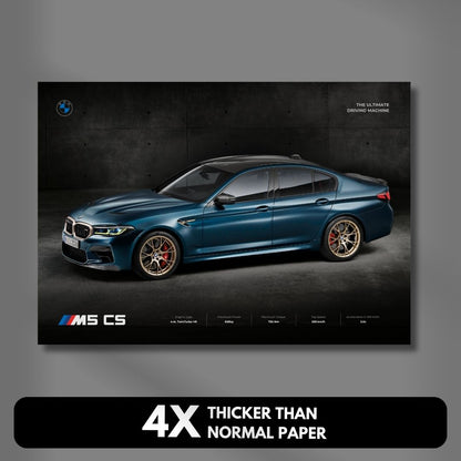 BMW M5 CS Poster