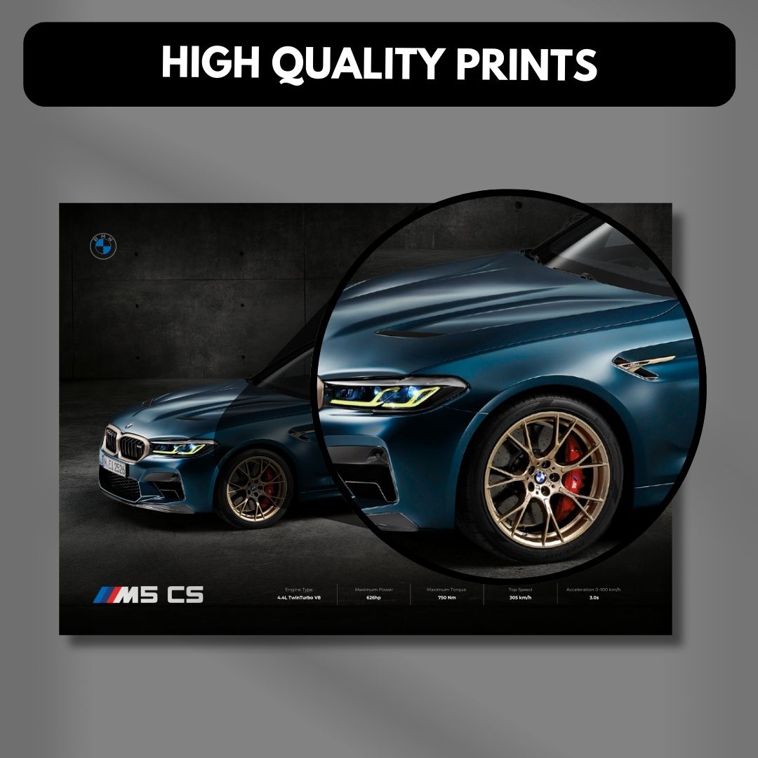 BMW M5 CS Poster