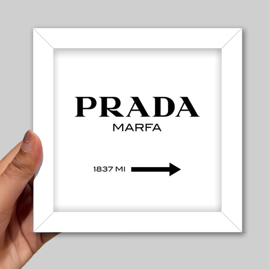 Prada Frame (6 x 6 inches / White)