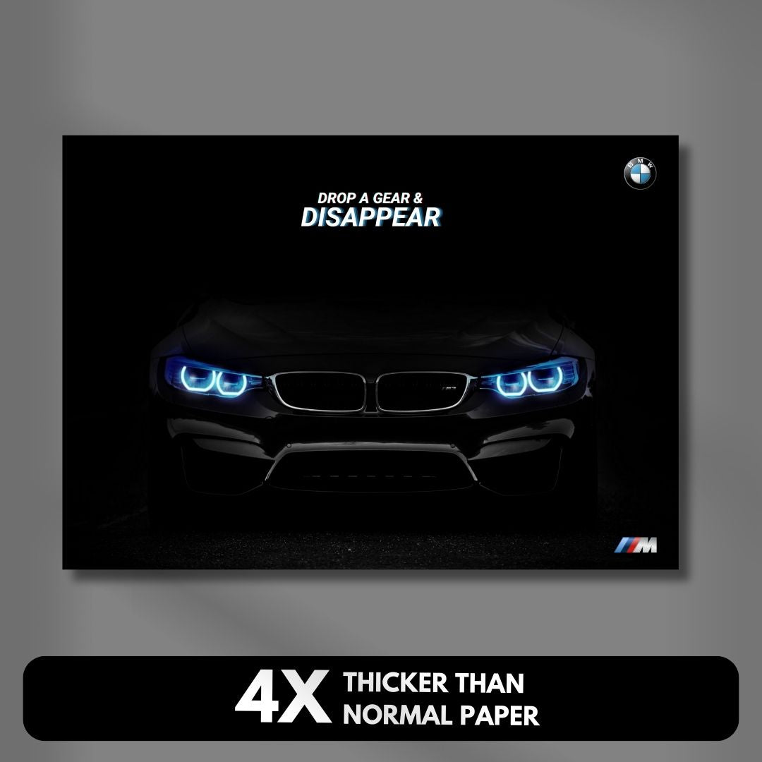 BMW M3 Poster Quote Poster | A3 Poster