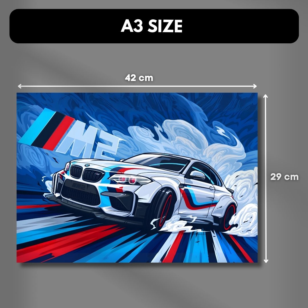 BMW M2 | Car Poster | Vector Graphic