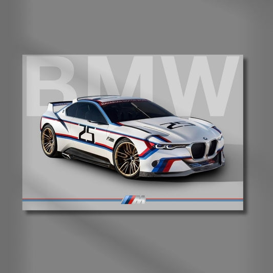 BMW 3.0 CSL Hommage R Concept Poster | BMW M | Car Poster