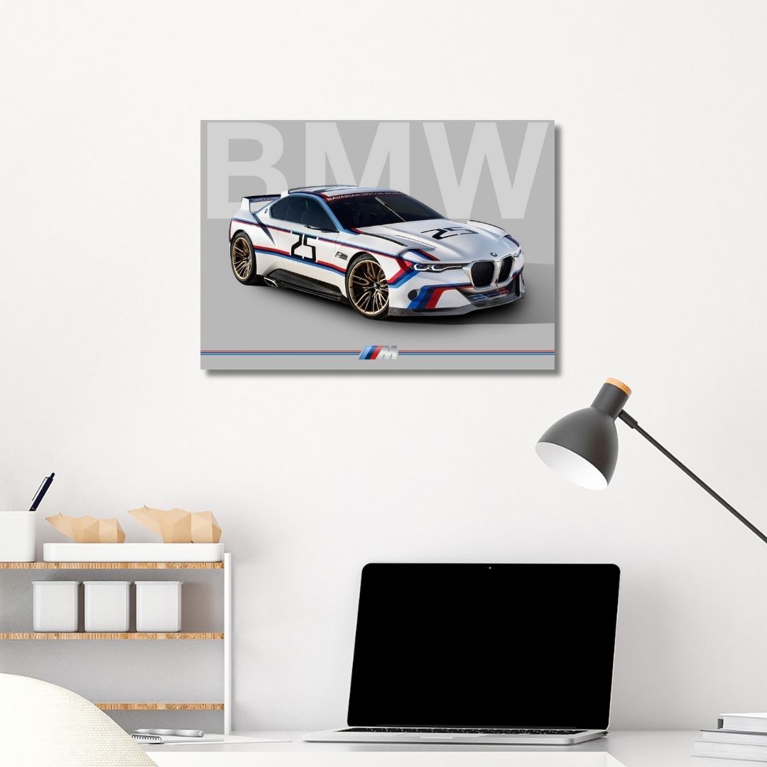 BMW 3.0 CSL Hommage R Concept Poster | BMW M | Car Poster