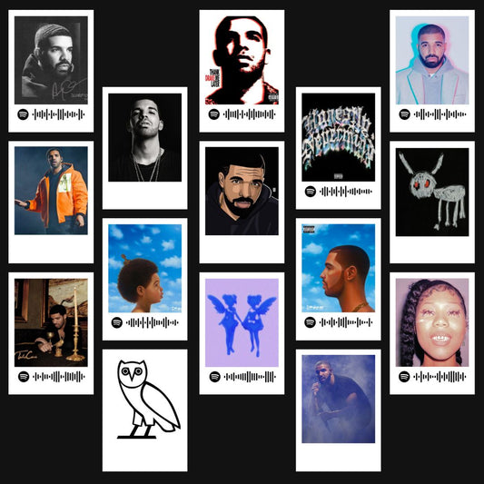 Drake Polaroids | Set of 15 | Spotify Polaroids