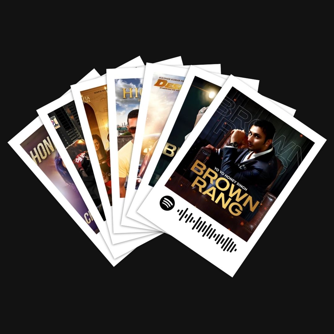 Honey Singh Polaroids | Set of 15 | Spotify