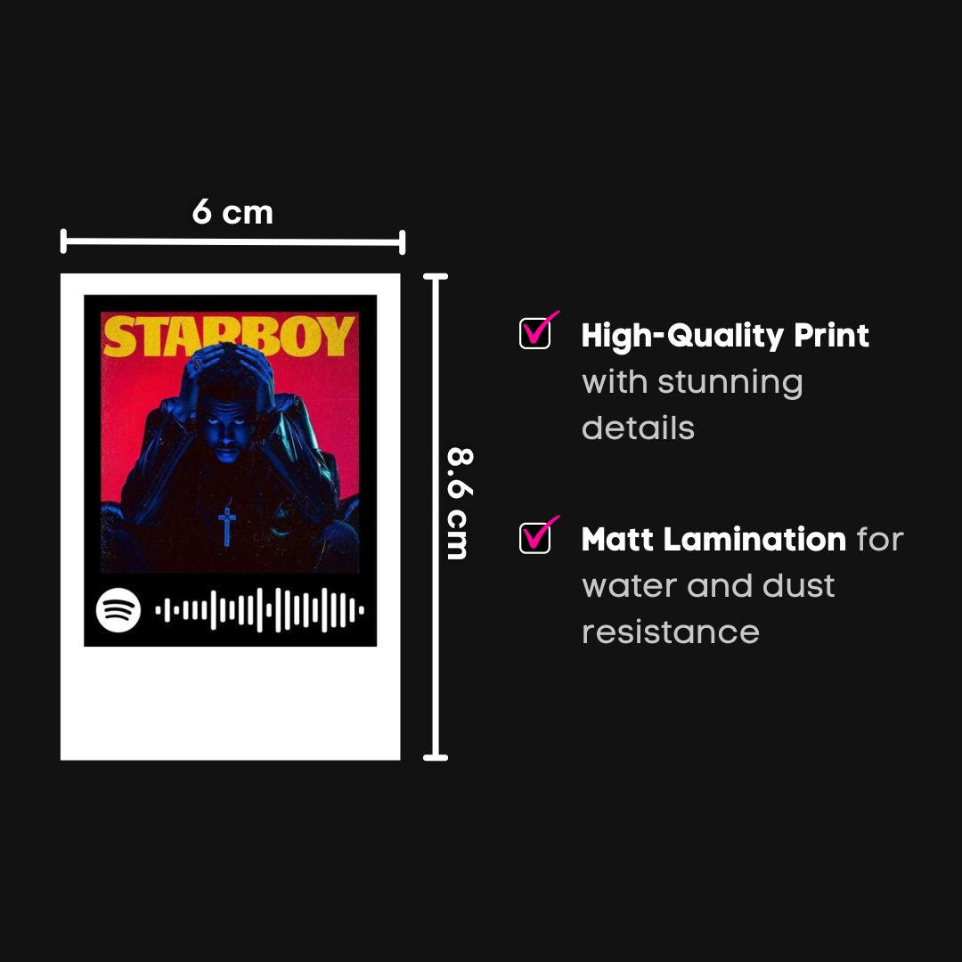 Weeknd Polaroids | Set of 15 | Spotify Polaroids