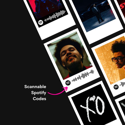 Weeknd Polaroids Combo | Spotify Polaroids
