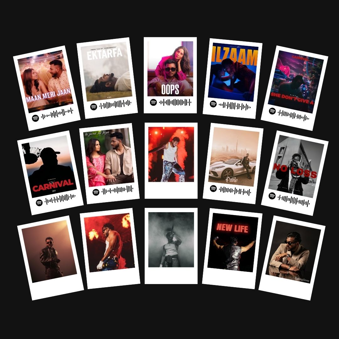 King Songs Polaroids | Set of 15 | Spotify