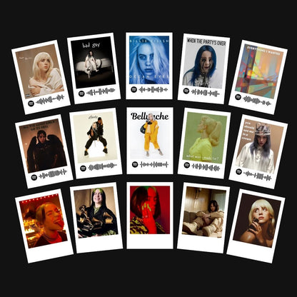 Billie Eilish Polaroids | Set of 15 | Spotify