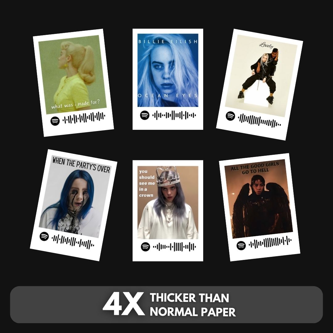 Billie Eilish Polaroids | Set of 15 | Spotify