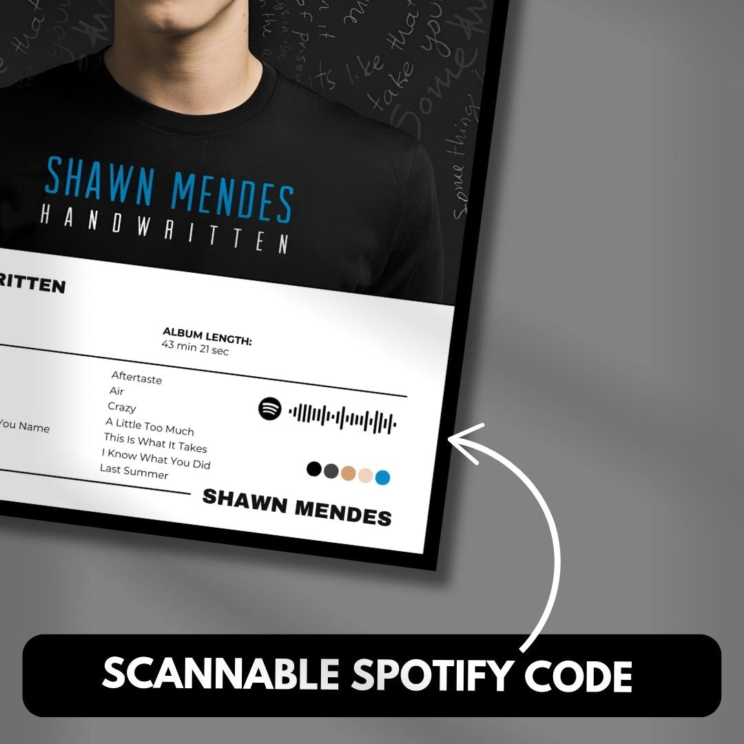 Shawn Mendes Posters (A4, Set of 6) Light Aesthetic